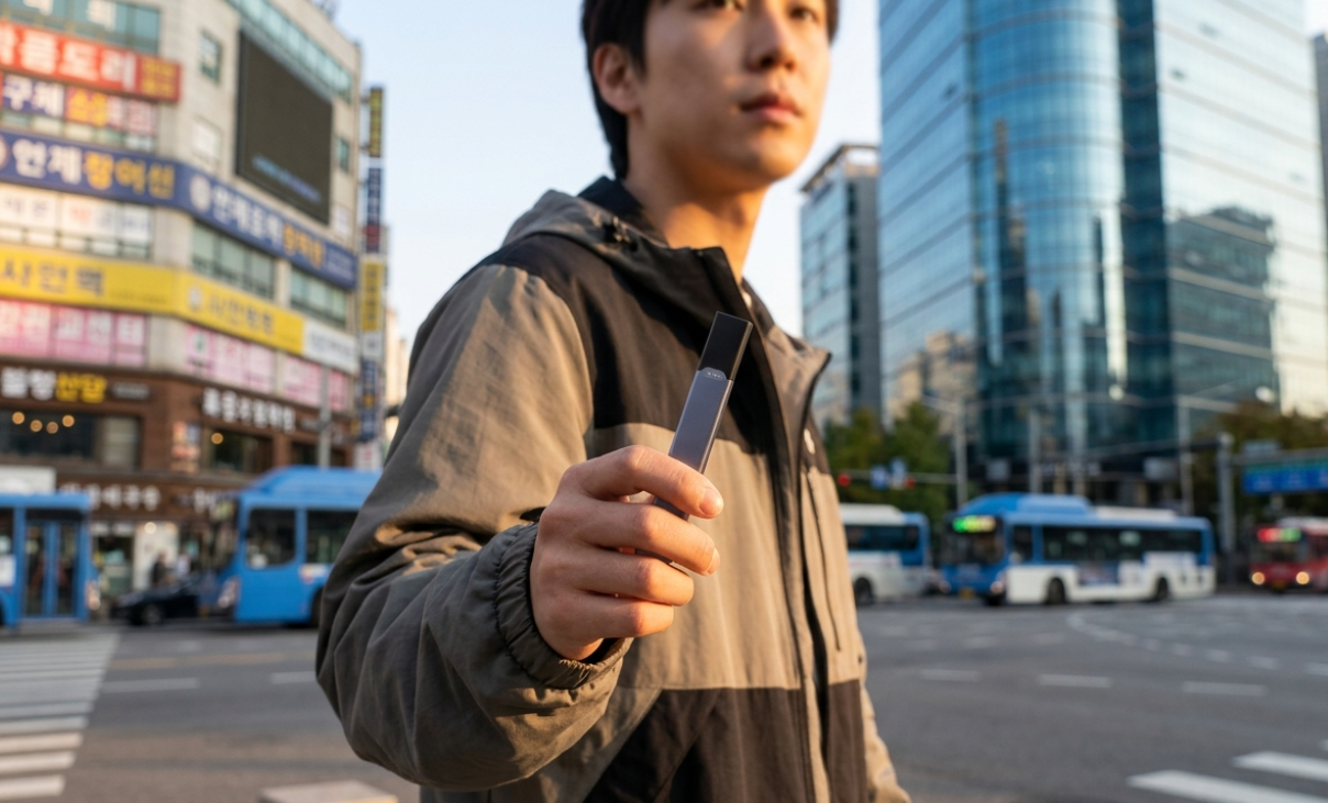 JUUL vaping daily usage Korea lifestyle