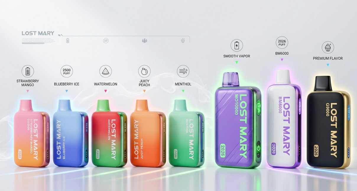 Lost Mary vs. Geek Bar Flum disposable vape south korea comparison 2026