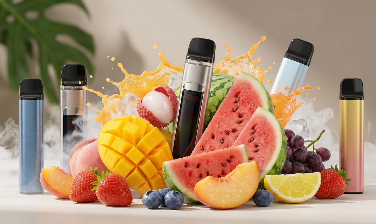 top 10 Fruit Vape Flavors in South Korea 2026: Must-Try Mango, Lychee, Watermelon, Strawberry, JZVapes