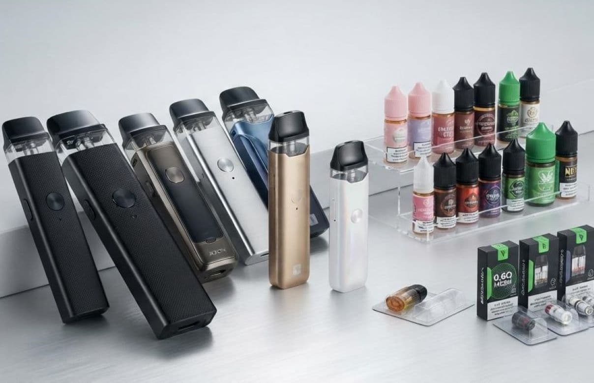 The Vaporesso LUXE series — premium pod mods with a vivid TFT display and AXON chipset technology.