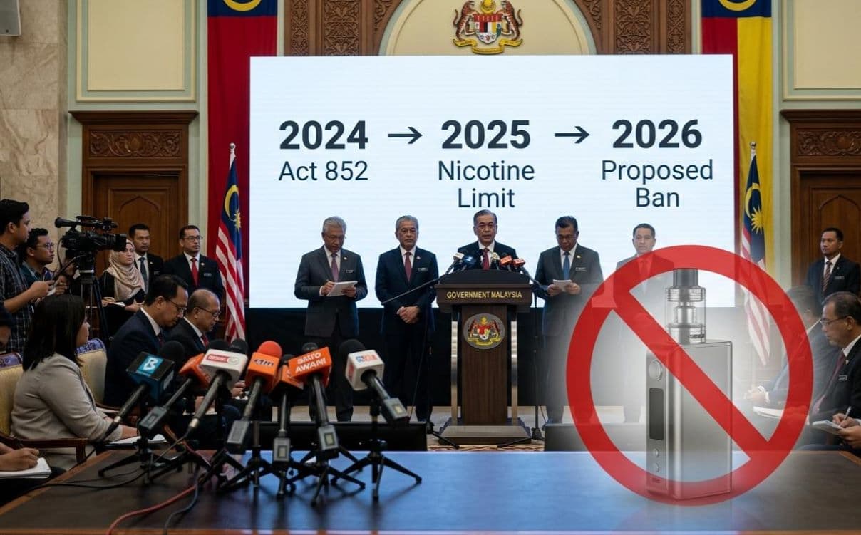 malaysia vape ban 2026 health minister Dzulkefly Ahmad cabinet announcement mid-2026 timeline nationwide