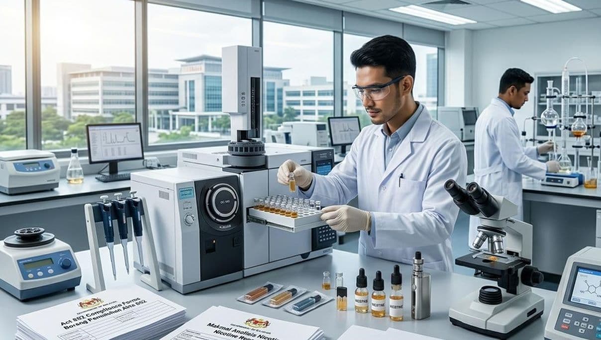 malaysia vape product registration 2026 act 852 MOH Ministry of Health lab analysis mandatory import compliance