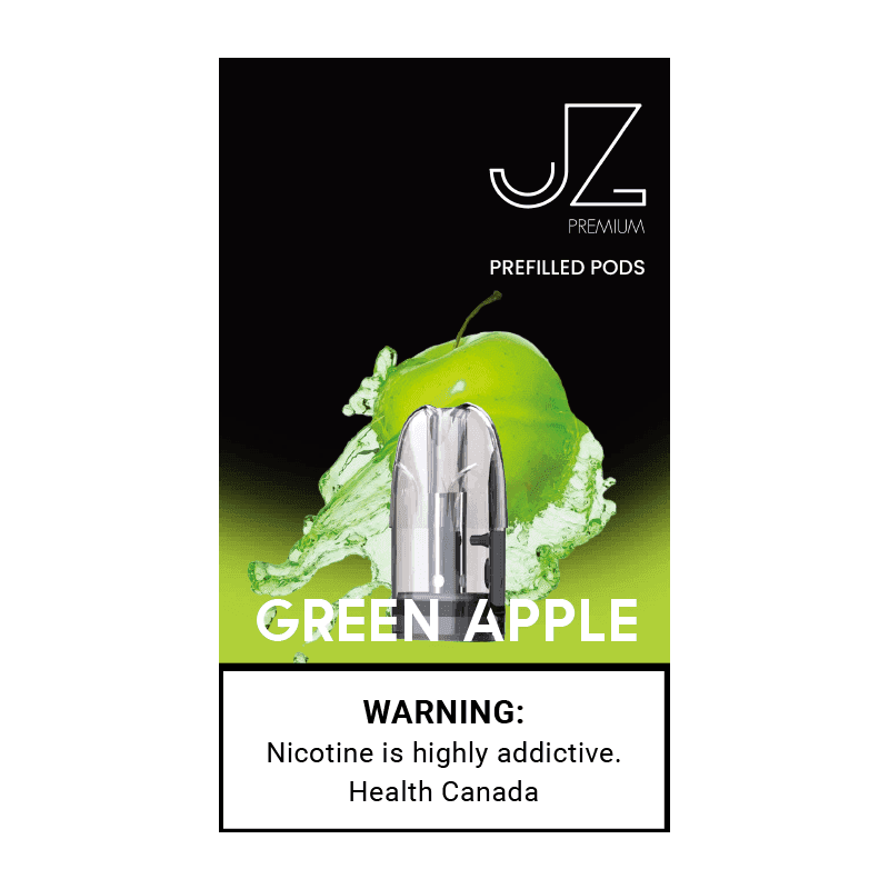 RELX Pods Green Apple 5 percent 1200 puffs Korea salt nicotine RELX pods crisp apple flavor tangy