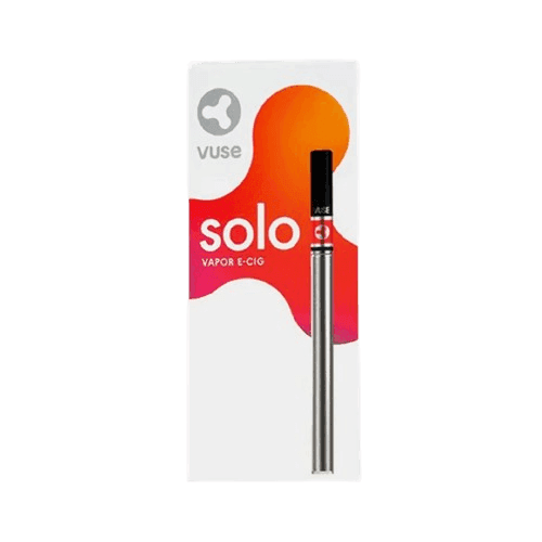 Clean simple Solo device 심플한 바디와 블랙 톤이 강조된 Vuse Solo Power Unit 이미지.