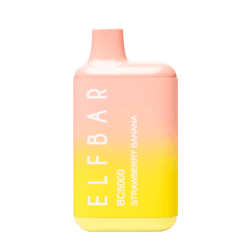 Light sweet strawberry note paired with mellow banana cream — 과일 스무디 같은 무드를 담은 Elf Bar Strawberry Banana 디스포저블.