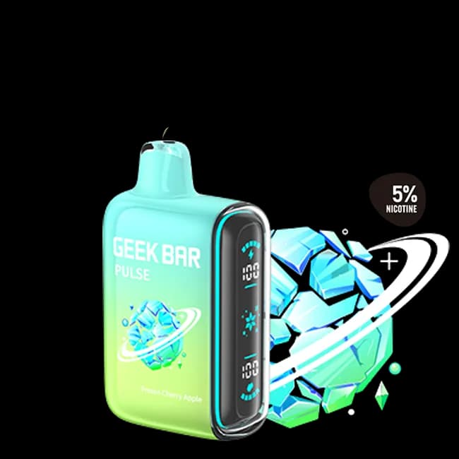 Balanced cherry apple ice with a clean structure — 사과와 체리 풍미가 분리돼 느껴지고 쿨링이 과하지 않은 Geek Bar Pulse Frozen Cherry Apple 5% 디스포저블 베이프.