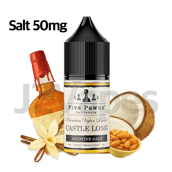 Five Pawns Castle Long 50mg salt nicotine e-liquid Korea 파이브폰즈 캐슬롱 솔트 니코틴 액상