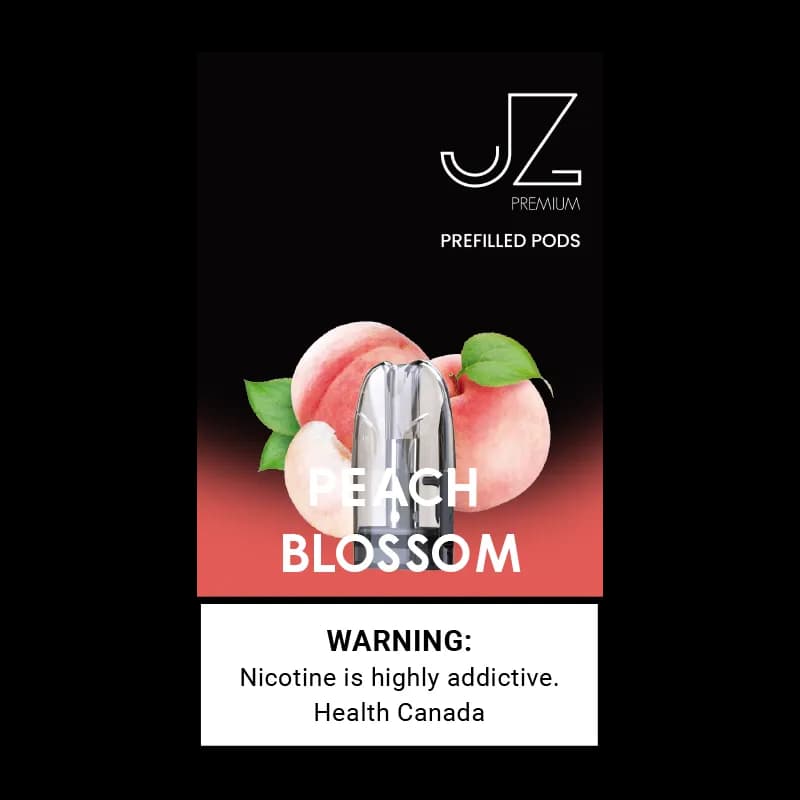 RELX Pods Peach Blossom 5 percent 1200 puffs Korea salt nicotine RELX pods smooth floral peach flavor