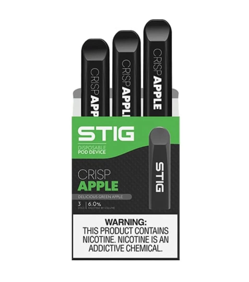 브이갓(VGOD) 스틱(STIG) 60mg 솔트니코틴 일회용 전자담배 | 고함량 니코틴의 강한 타격감과 부드러운 연무 | VGOD Disposable Vape 60mg SaltNic | High Nicotine Disposable Pod for strong throat hit | JZVapes Korea