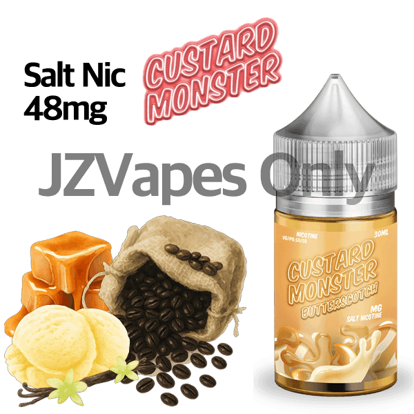 Butterscotch By Custard Monster 48mg Salt Nicotine E-Liquid USA Version