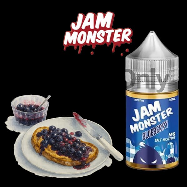 Blueberry By Jam Monster 48mg Salt Nicotine E-Liquid USA Version