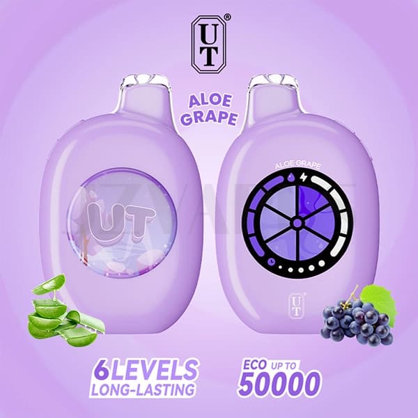FLUM UT Bar 50K Aloe Grape disposable vape