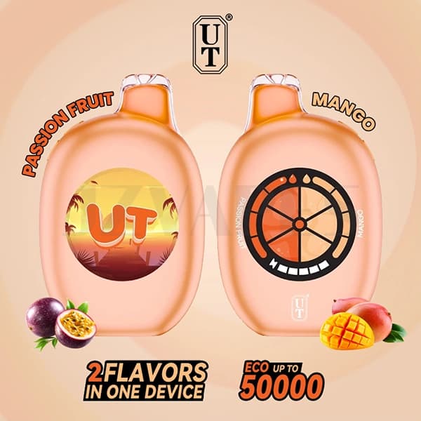 FLUM UT Bar 50K Passion Fruit & Mango disposable vape