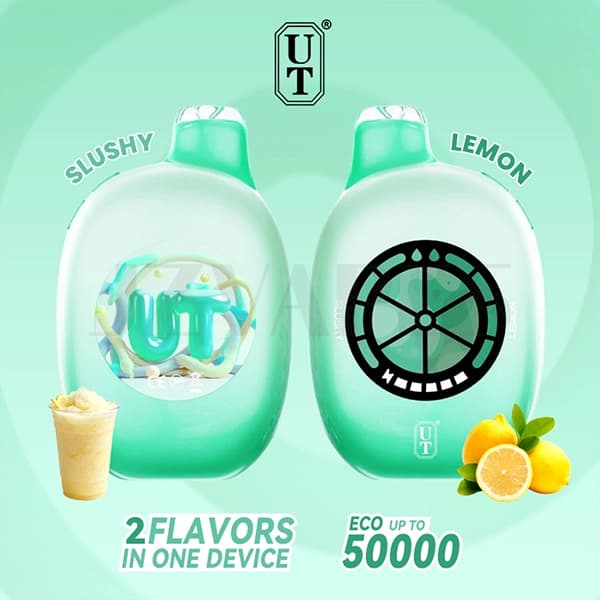 Flum UT Bar 50K Disposable Vape - Slushy & Lemon dual-flavor 50000 puffs