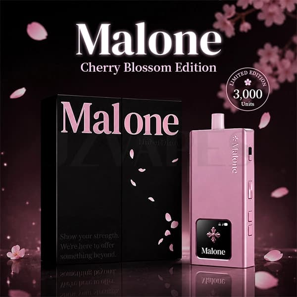 Malone Cherry Blossom Edition pink vape device for E-liquids