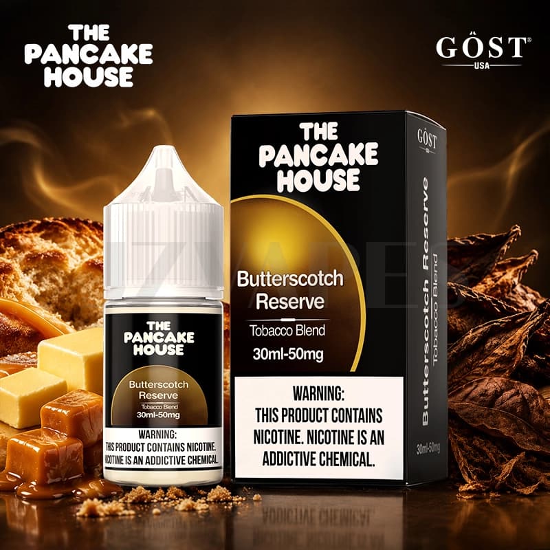 THE PANCAKE HOUSE Butterscotch Reserve 30mL 50mg E-Liquid