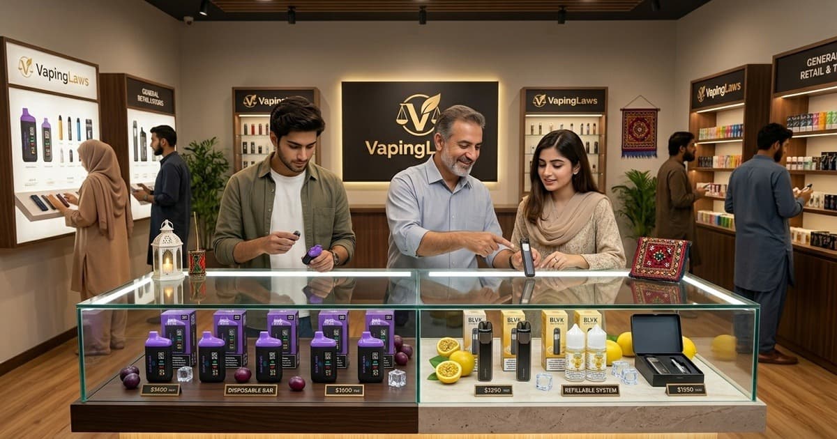 Vaping Laws platform for comparing vape products, devices, and vaping information