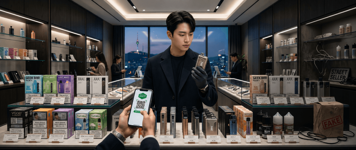 Don't buy a vape until you read this Korea Edition 2026 guide covering mistakes, fakes, devices, and JZVapes