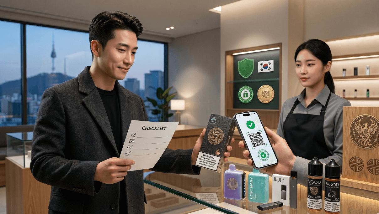Right way to buy a vape in Korea 2026 final verdict: nicotine strength, verified retailer, authenticity
