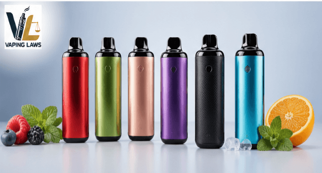 Adult customer comparing disposable vape products before buying online in Korea