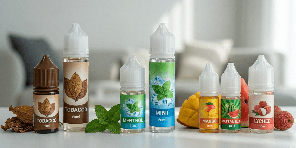 best e-liquid flavors quit smoking South Korea: tobacco, menthol, fruit, salt nicotine, 2026