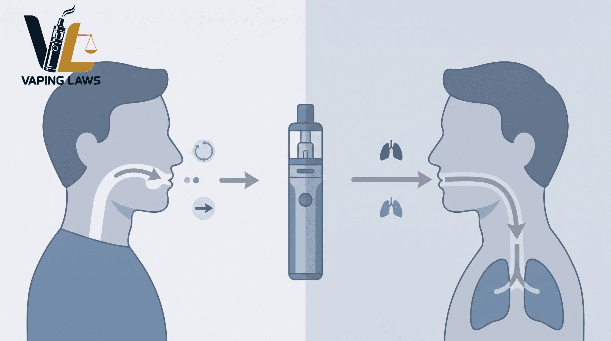 Comparison of MTL and DTL vaping inhalation methods