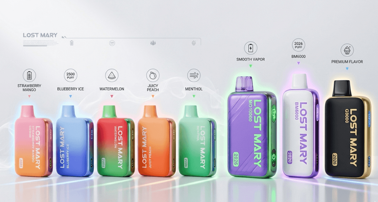 Lost Mary vs. Geek Bar Flum disposable vape south korea comparison 2026