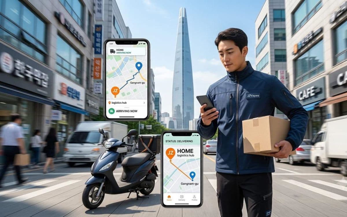 fast vape delivery options seoul 2026 same day next day gyeonggi-do tracking jzvapes authentic