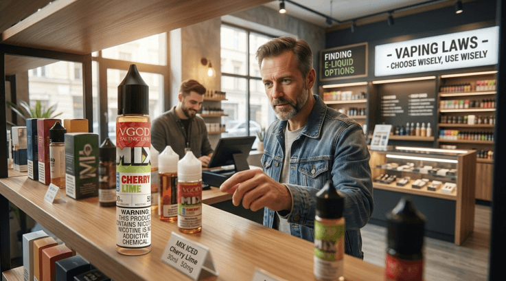 E-liquid products and flavor options on Vaping Laws