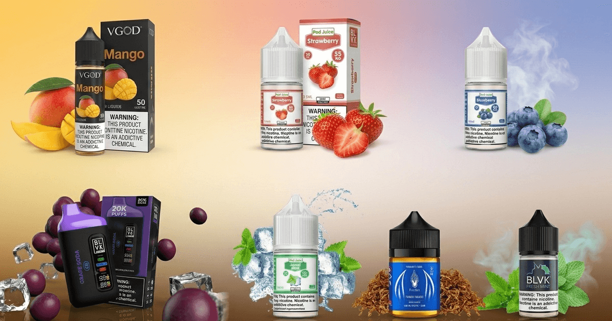 The Best Vape Liquid Flavors in 2026 Fruit, Tobacco, Mint Flavor