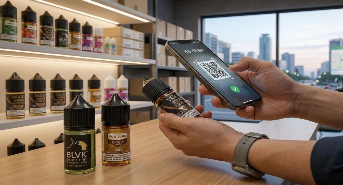 avoid fake vape juice deals seoul 2026 verify authentic QR code batch number jzvapes