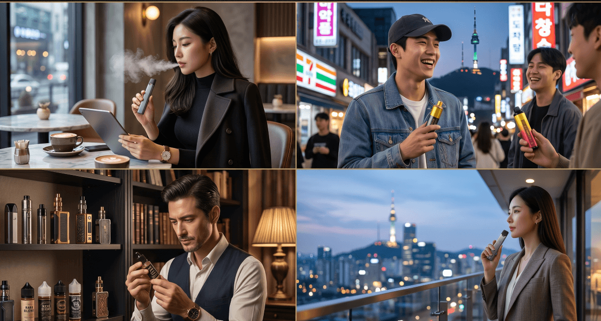 rare vapes by user type korea 2026 juul users heavy smokers flavor seekers imported devices jzvapes
