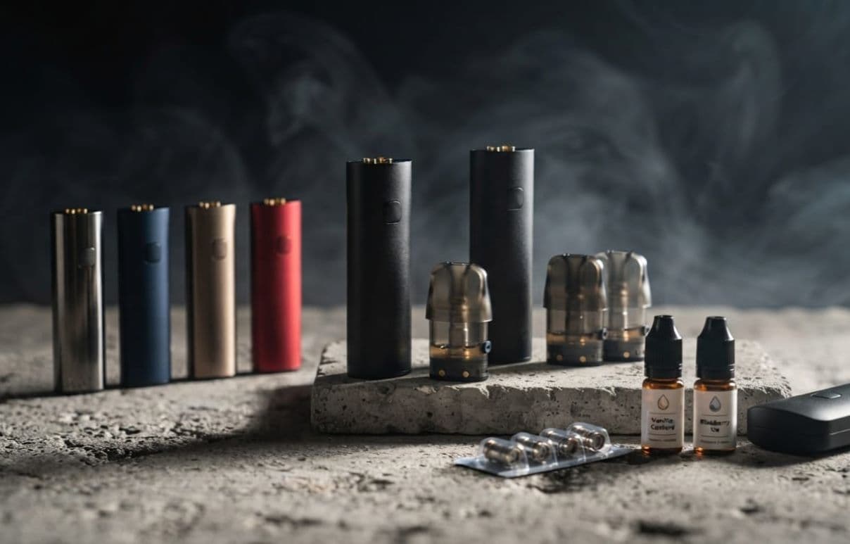 High-performance coils for SMOK Vape devices — a close-up view of a clear refillable pod cartridge with advanced mesh coil heating and leak-resistant seals.
