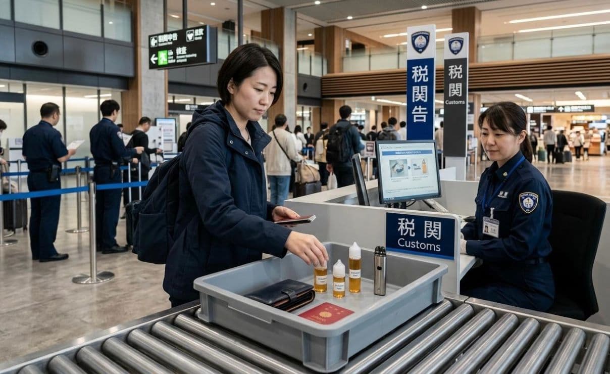 Japan Vape Nicotine Personal Import Rule 120ml 2026 japan vape nicotine personal import rule 120ml customs 2026 one month supply traveller tourist allowance
