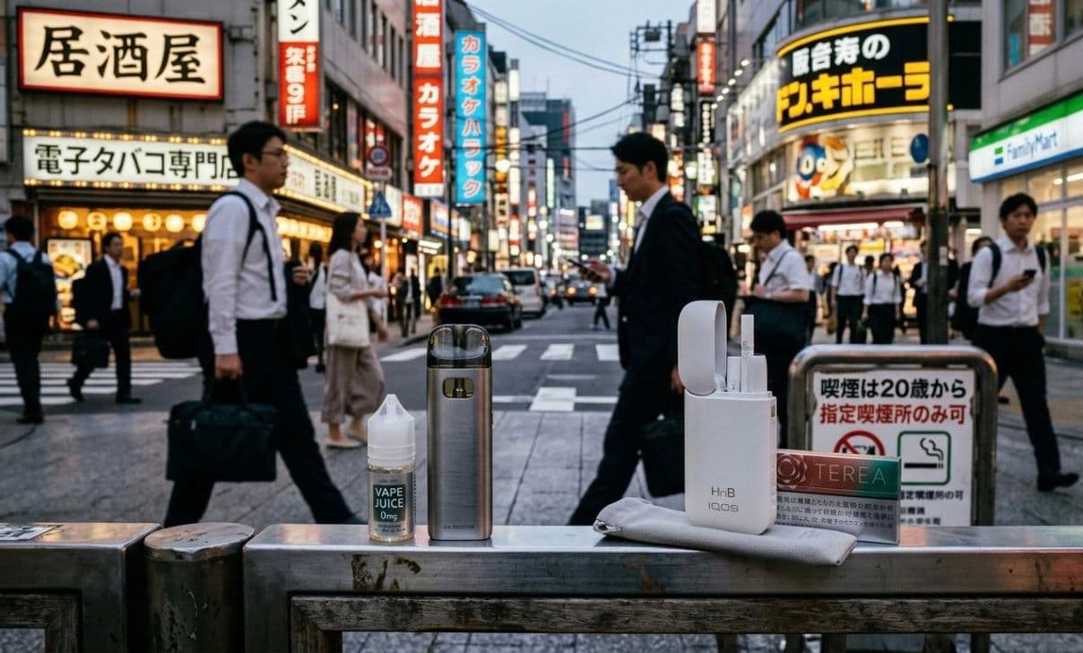 Vaping Laws Japan 2026 Complete Guide vaping laws japan 2026 unique regulations nicotine e-liquid ban heat not burn IQOS legal PMD Act guide