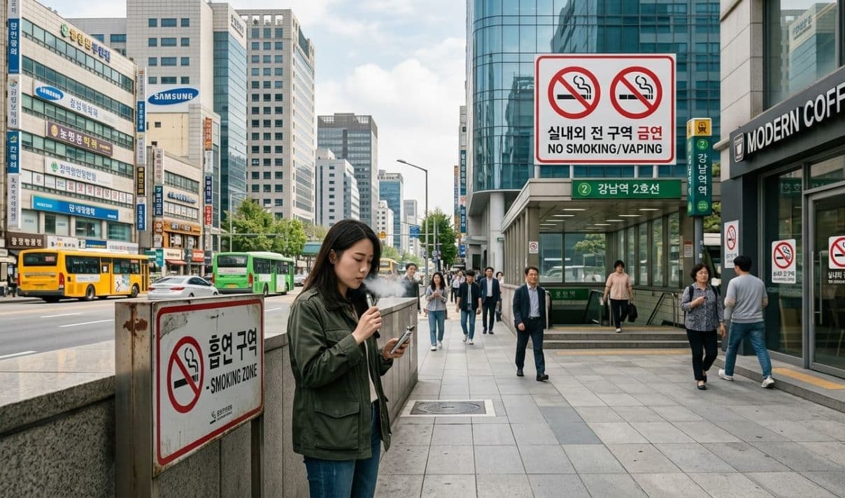 Where Can You Vape South Korea 2026 where can you vape south korea 2026 smoke free zones indoor banned outdoor permitted Seoul rules
