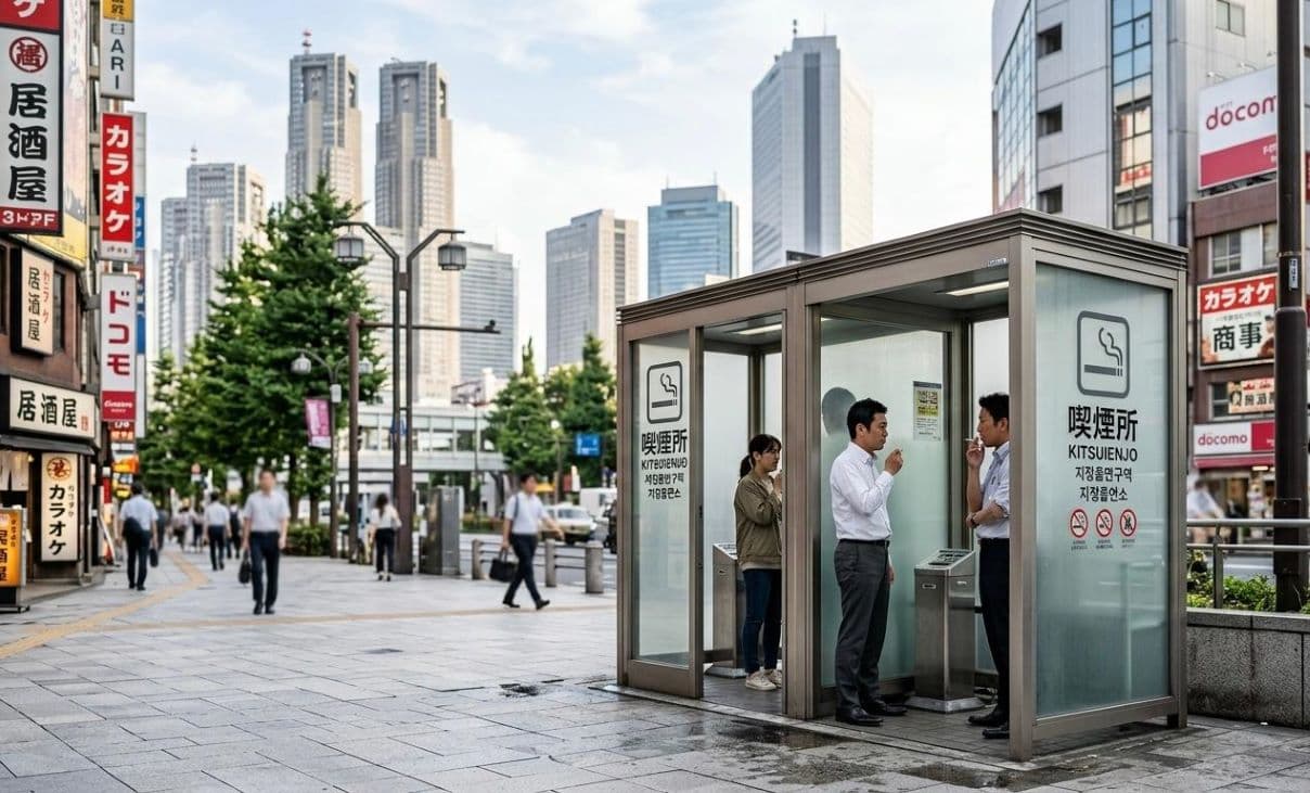 Where to Vape in Japan 2026 Rules Tokyo where to vape in Japan 2026 designated smoking rooms indoor ban outdoor street restrictions Tokyo Osaka vaping rules