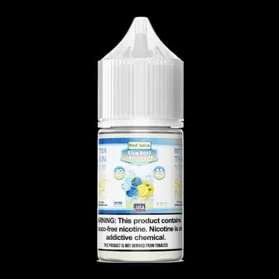 Pod Juice Blue Razz Lemonade Salt E-Liquid 55mg USA Version