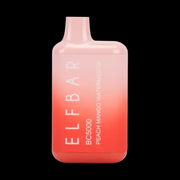 Smooth fruity inhale with refreshing watermelon exhale — 과일 3종 조합과 쥬시한 무드를 표현한 Peach Mango Watermelon 디스포저블.