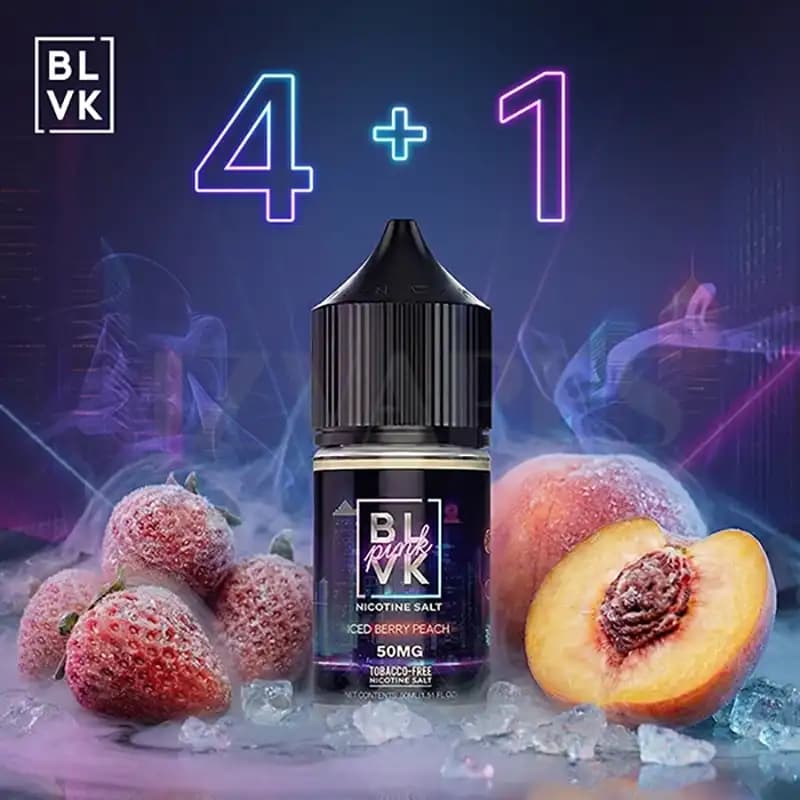 BLVK Eliquid 50mg Salt Nicotine 4+1 Promotion | Authentic Vape Juice Online