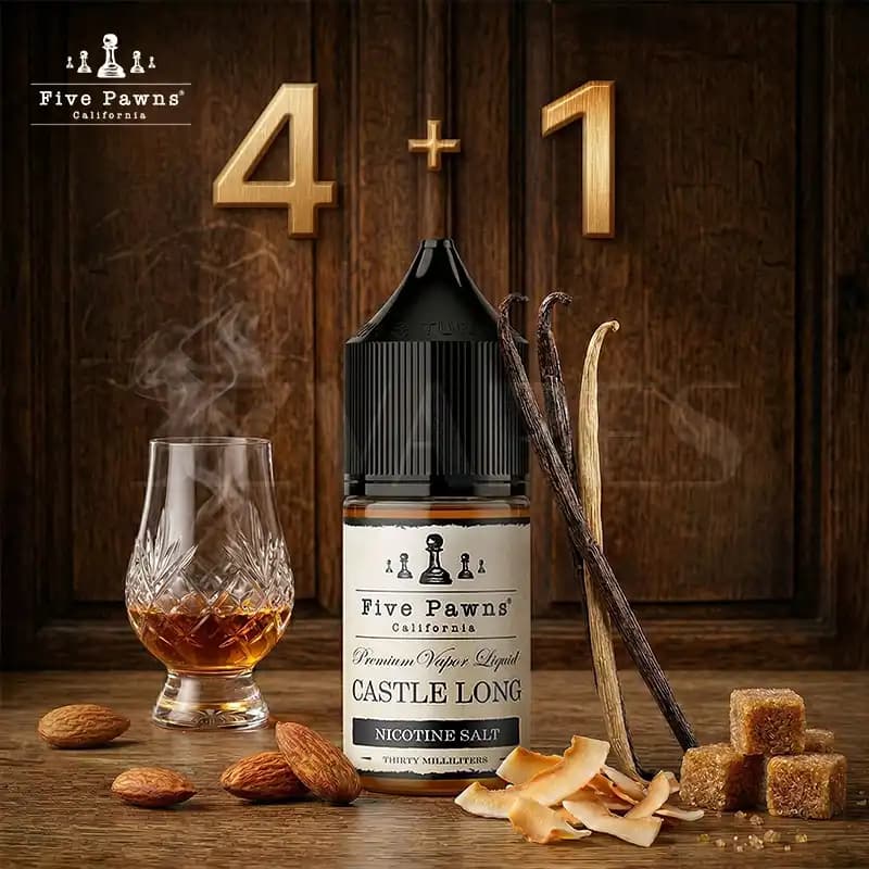 Five Pawns Eliquid 50mg Salt Nicotine 4+1 Promotion | Premium Vape Juice Online