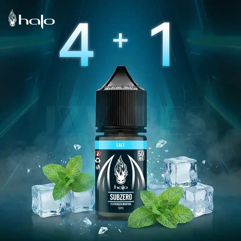 Halo 50mg Salt Nicotine Eliquid Buy 4 Get 1 Free | Authentic Vape Juice Promotion