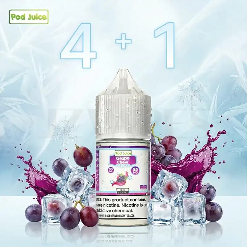 Pod Juice 55mg 65mg Salt Nicotine Buy 4 Get 1 Free | Authentic Vape Eliquid