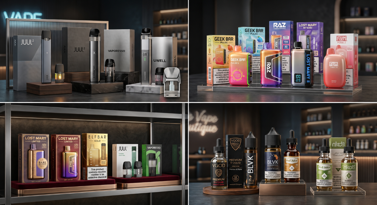 Rare vape categories Korea 2026: limited pods imported disposables exclusive e-liquids, hard to find